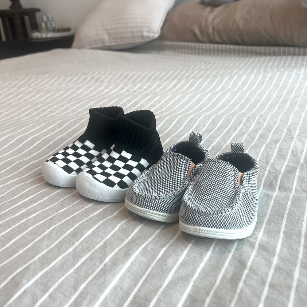 Set of Two Pair of Baby Shoes, Size 5
